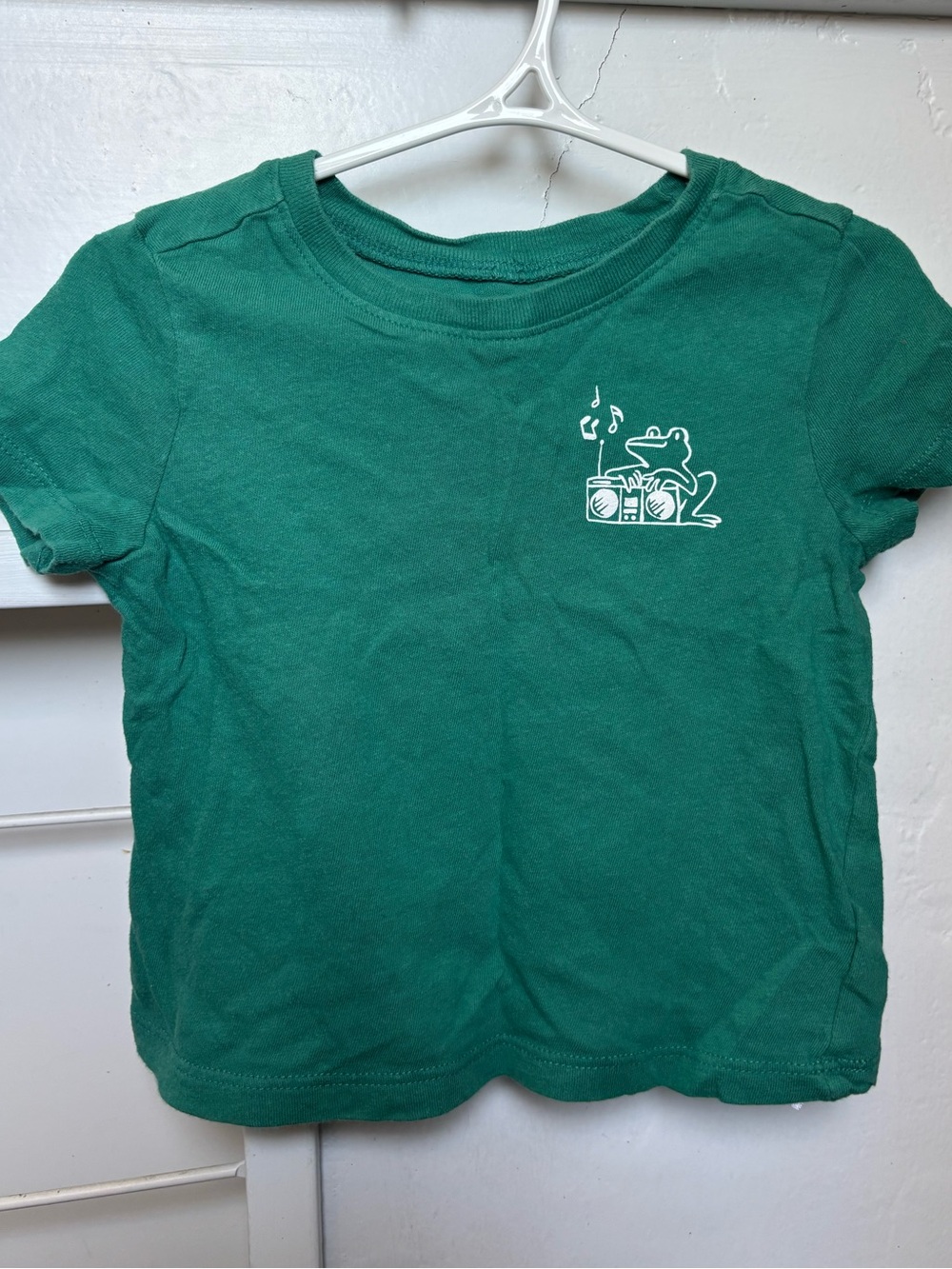 Old Navy Teal Green Frog Graphic Short-Sleeve Tee